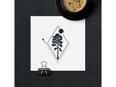 Pine adventure badge camping design double explore exposure grunge logo typography vintage wanderlust