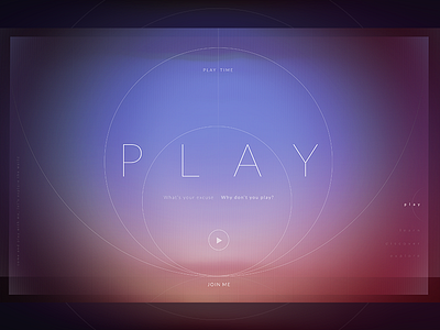 Exploration 1.3 circle design experiment future gradient graphics motion play poster shapes ui web