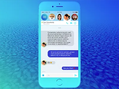 Daily UI 013 - Direct Messaging 013 daily ui direct messaging message