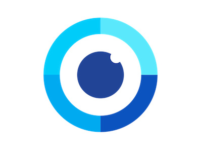 Logo concept #4 color wheel eye logo