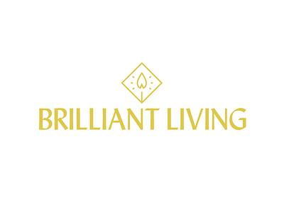 Brilliant Living brand branding brilliant design graphic living logo logomark mark type typography