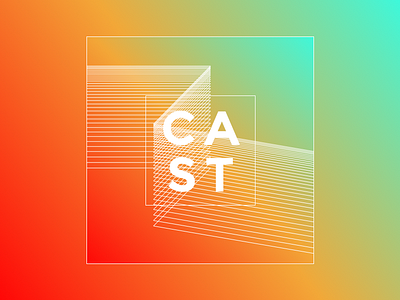 cast cast gradients lines sketch