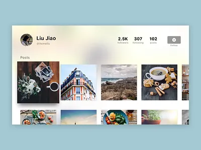Daily UI 025 — TV App app blur daily ui daily ui 025 profile simple tv tvos ui user profile ux