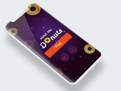 Daily UI Challenge - 001 Mind the Donut ( Redesign ) experiment gamelogin passionproject user experience user interface