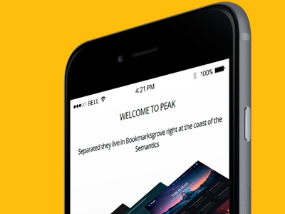 Iphone View Peak Responsive Wordpress Theme logo mobile plugins responsive site builder template theme wordpress