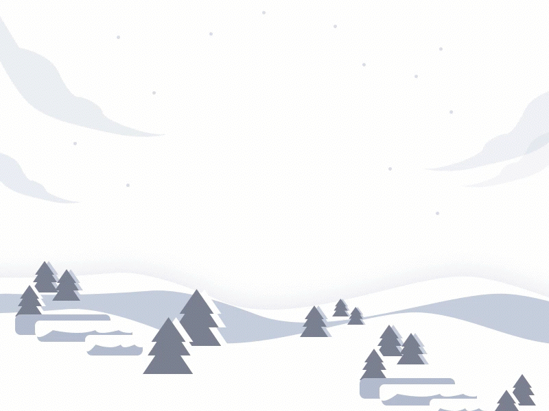 Two dribbble invitates!!!! invitations snow two winter