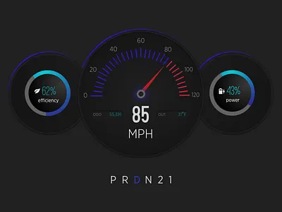 Daily UI Challenge - Day #034 Car Interface 034 dailyui ui