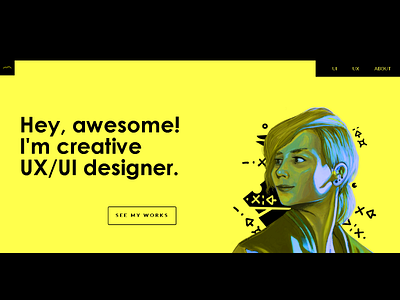 Modrsk.com - New Portfolio Design creative design designer development illustration interface landing page portfolio website