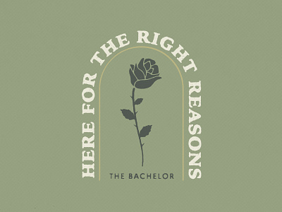Bachelor Nation bachelor bachelorette badge illustration illustrator reality tv rose typography