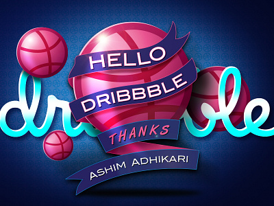 Hello Dribbble! debut hello dribbble