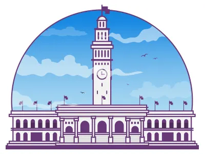 San Francisco Ferry Building city ferry building san francisco snow globe