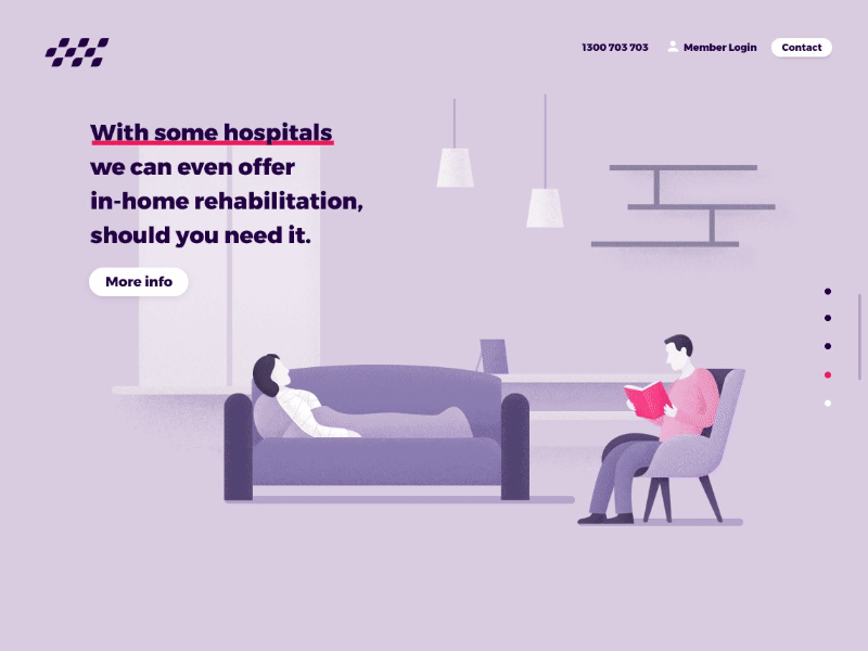 Landing animation ambulance emergency hospital landing landingpage