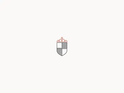 Queen City Crest badge charlottenc crest heraldry icon logo logomark