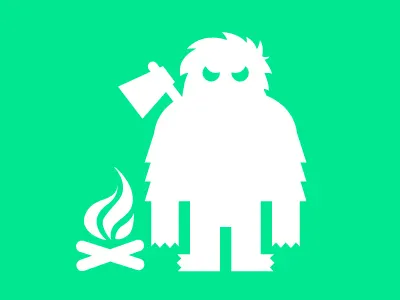 SQUATCH Outerwear | Camping t-shirt apparel axe bigfoot camping clothing fire hunt sasquatch