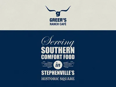 Logo and graphic for a restaurant cafe graphic logo restaurant texas