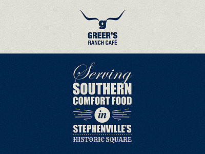 Logo and graphic for a restaurant cafe graphic logo restaurant texas