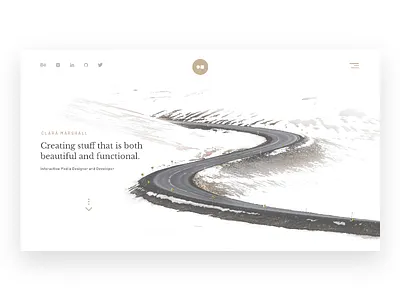 Portfolio Site 1/2 branding graphic design portfolio web design web dev