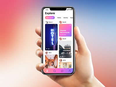 Pinterest Spin Off app appdesign design iphonex pinterest spinnoff