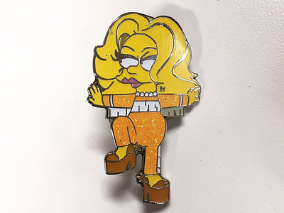 Lisa Mattel enamel Pin allstars 3 drag race enamel pin lisa simpson pin rupaul simpsons pins the simpsons trixie mattel