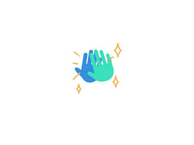 High Five iconography illustration modals ui design ux design web app