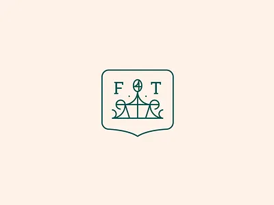 Forty Tales submark WIP badge logo submark