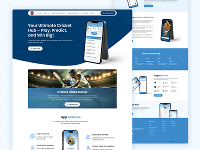 App Landing Page Design UI UX appdesign creativedesign designinspiration digitalproduct minimaldesign mobileapp modernui ui uidesign userexperience userinterface