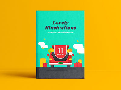 Lovely illustrations colorful cute flat fresh happy illust joy love neat world