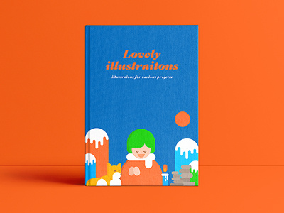 Lovely illustrations colorful cute flat fresh happy illust joy love neat world