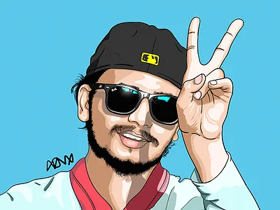 Cartoon Style cartoon effect illustration portrait vector vector portrait