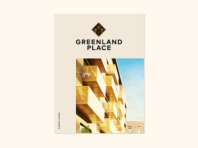 Greenland Place pt. lll branding brochure greenland layout logo magazine marque place property symbol