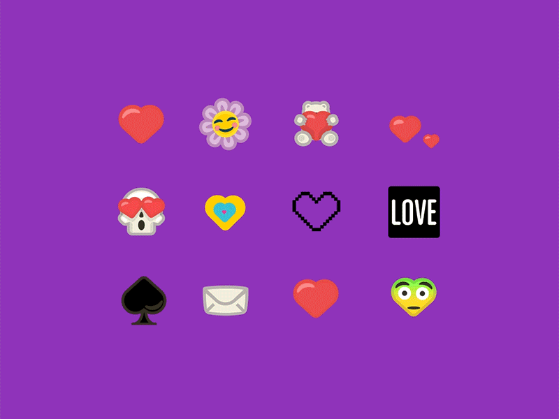 [GIF] - Valentine Mood 🖤 askfm emoji icons moods stickers valentine