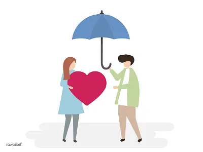 Protection charity donation heart hold illustration love protection romantic save together
