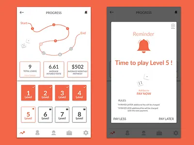 Payment Reminder app ui emi gamification pay now payment payment app reminder reminder app taran uiux