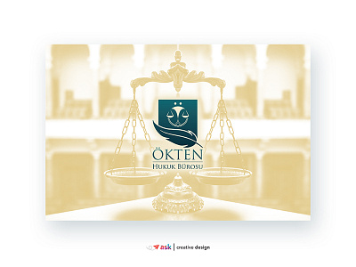 Ökten Hukuk Bürosu | Law Office Logo attorney justice law lawyer logo office