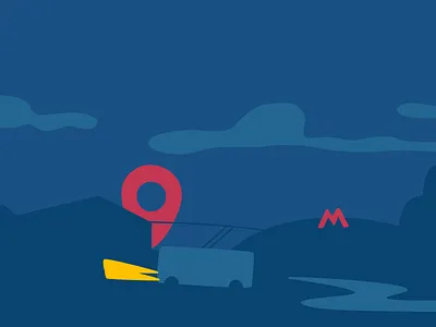 Contacts Part2 illustration location transport web