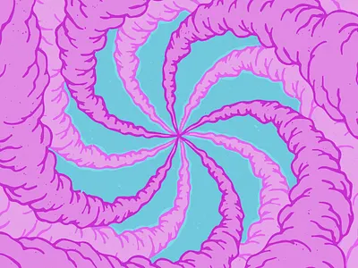 Purple haze art clouds haze illustration maze print psychedelic purple smoke speed swirl trails