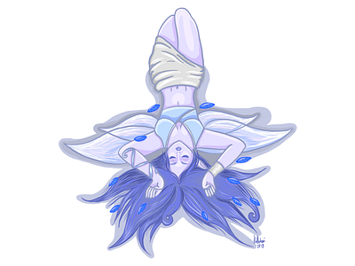 Forest fairy cartoon fairy illustration violet