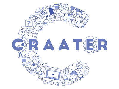 Craater Mosaic Shirt Design gaming illustration mosaic shirt tshirt