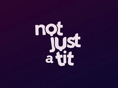 Not Just a Tit - Blog Logo blog boob logo pink third nipple