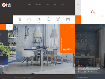 Old Fox e-shop - Home page e commerce shop