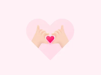 Valentine's Day hand happy heart love valentine