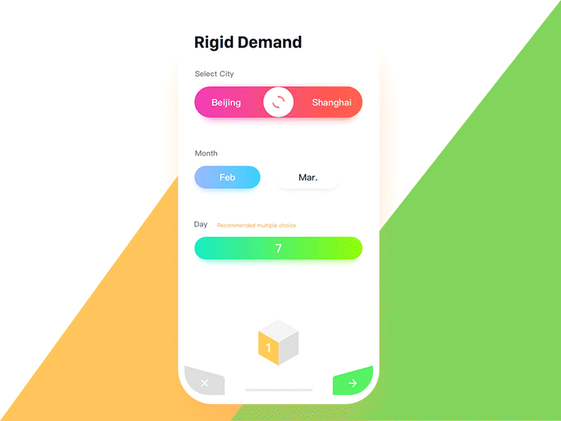 Choose a ticket app gif gradient iphone plan progress spring transportation tickets train ui ux