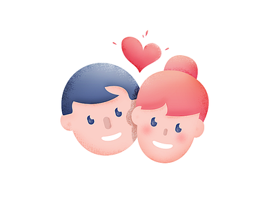 Illustration Test education gradient happy heart illustration learning valentinesday