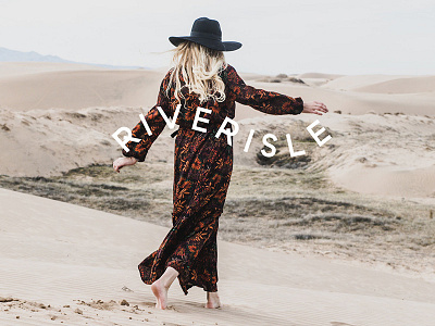 RiverIsle boutique brand branding clothing isle logo river women