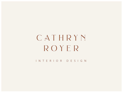 Cathryn Royer branding design identity logo