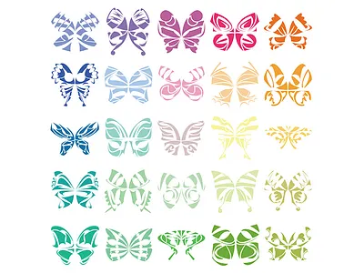 Butterflies butterfly grids