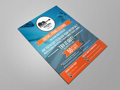 Steve Morel Music Flyer design flyer layout