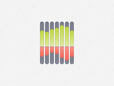 Statistics of the week bar chart chart minus plus progress progress bars statistics week