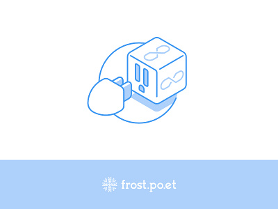 Frost – Powered by Po.et bitcoin blockchain branding crypto cryptocurrency design frost illustration logo po.et poe