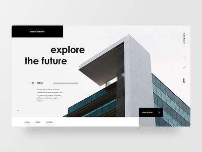 Architecture photography architecture layout minimal photos ui user interface web design